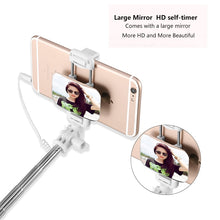 Load image into Gallery viewer, Mini Extendable Wired Selfie Stick