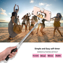 Load image into Gallery viewer, Mini Extendable Wired Selfie Stick