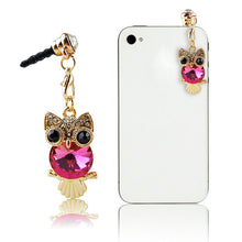 Load image into Gallery viewer, Universal Big Eyes Crystal Owl Dust Plug