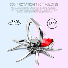 Load image into Gallery viewer, Metal Spider Bling Finger Ring Holder