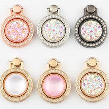 Load image into Gallery viewer, Round Metal Diamond Finger Ring