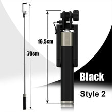 Load image into Gallery viewer, Wired Silicone Handle Monopod
