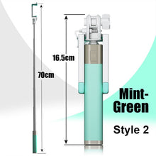 Load image into Gallery viewer, Wired Silicone Handle Monopod