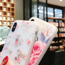 Load image into Gallery viewer, Flower Silicon Phone Case