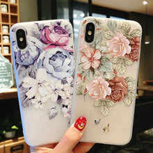 Load image into Gallery viewer, Flower Silicon Phone Case