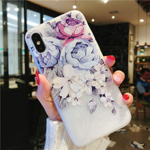 Load image into Gallery viewer, Flower Silicon Phone Case