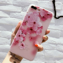 Load image into Gallery viewer, Flower Silicon Phone Case
