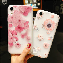 Load image into Gallery viewer, Flower Silicon Phone Case