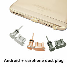 Load image into Gallery viewer, USB Charging Port Earphone Port Dust Plug