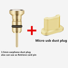 Load image into Gallery viewer, USB Charging Port Earphone Port Dust Plug