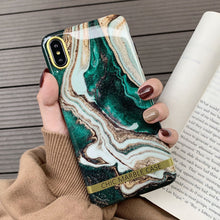 Load image into Gallery viewer, Fashion Marble gold bar Phone Case