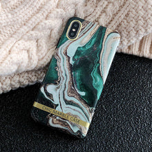 Load image into Gallery viewer, Fashion Marble gold bar Phone Case