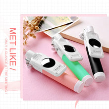 Load image into Gallery viewer, Selfie-Stick Monopod With Button Mirror