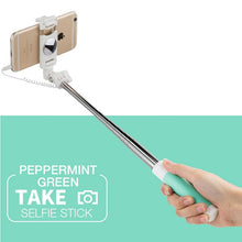 Load image into Gallery viewer, Selfie-Stick Monopod With Button Mirror