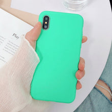 Load image into Gallery viewer, Solid Color Silicone Couple Case