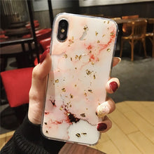 Load image into Gallery viewer, Bling Marble Glitter Case