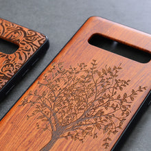 Load image into Gallery viewer, Slim Wood Back Cover Case