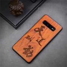 Load image into Gallery viewer, Slim Wood Back Cover Case