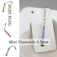 Load image into Gallery viewer, Stylus Pen Mini Diamonds Dust Plug