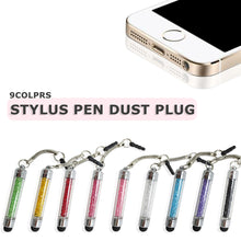 Load image into Gallery viewer, Stylus Pen Mini Diamonds Dust Plug